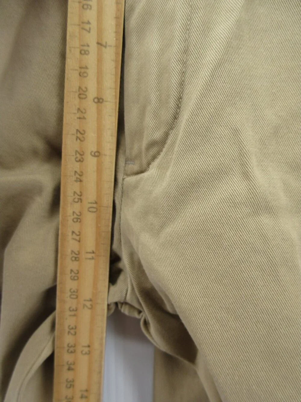 Polo Ralph Lauren Pants 44X32 Khaki Chino Classic Fit Trousers Canvas
